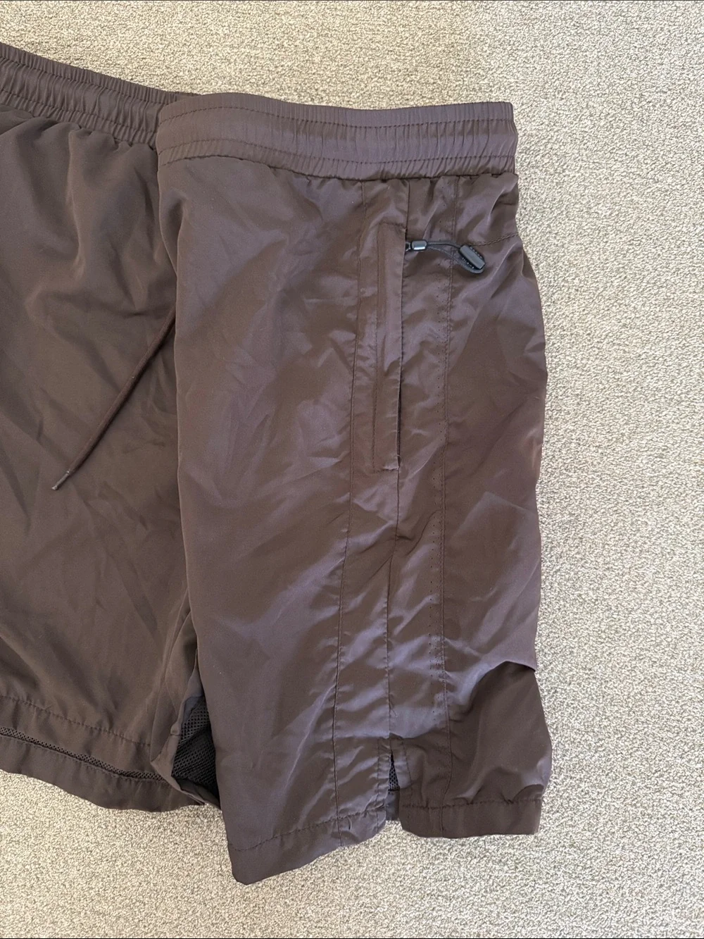 Primitive Men’s Brown Swim Trunks with Drawstring Sz XL